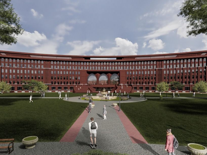 兰州信息科技学院“智慧之树”教学楼正式开工建设